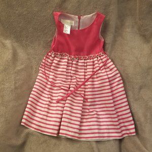 Beautiful striped Cinderella girl's formal dress Size 5